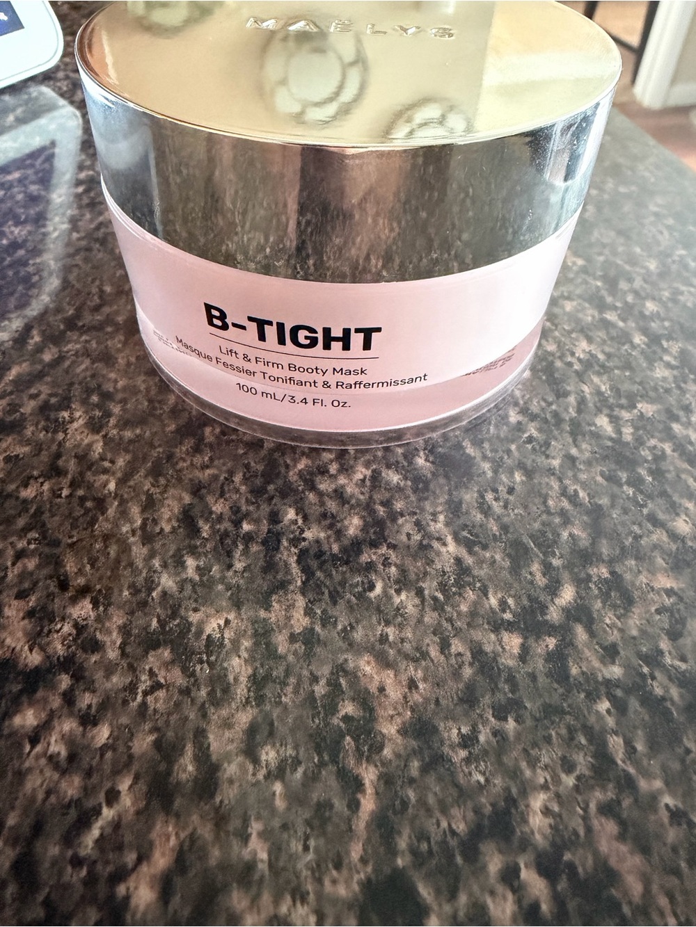 Skin B-TIGHT Lift & Firm Booty Mask - Pink with Silver Lid